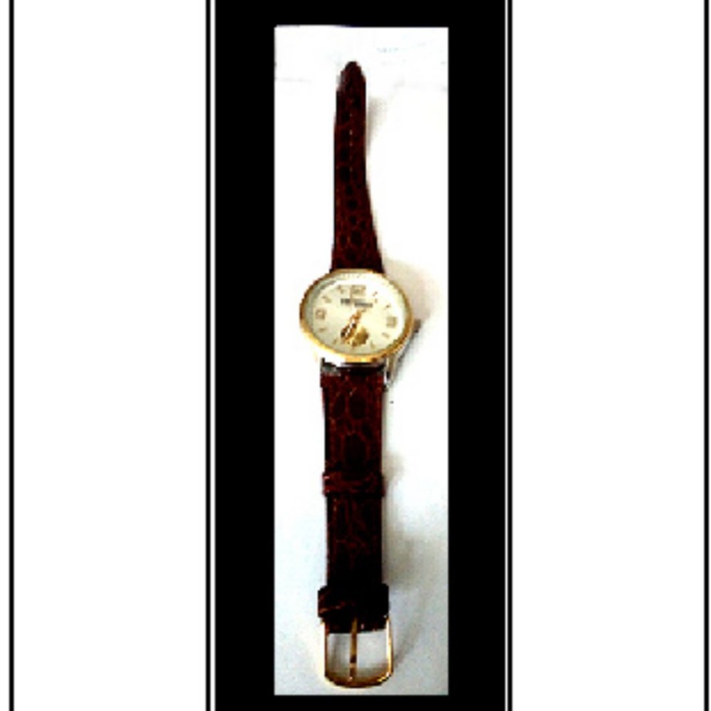 New Hennessy Men's Wrist Watch With Genuine Leather Wrist Band